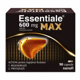 Essentiale MAX, 600 mg, 90 Kapseln, Sanofi Essentiale MAX, 600 mg, 90 Kapseln, Sanofi
