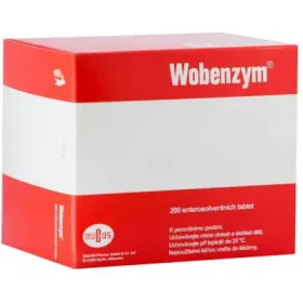 Wobenzym Enzympräparat, 200 magensaftresistente Tabletten, Mucos Pharma Wobenzym Enzympräparat, 200 magensaftresistente Tabletten, Mucos Pharma