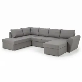 Stan Schlafsofa Chaiselong rechts, lichtgrau. Stan Schlafsofa Chaiselong rechts, lichtgrau.