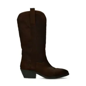 Braune Cowboystiefel aus Pony Hair Braune Cowboystiefel aus Pony Hair