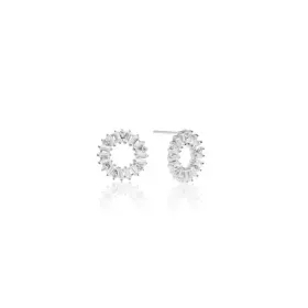 Ohrringe Antella Circolo 18K vergoldet mit bunten Zirkonia - Weiß - Größe: One Size - Sif Jakobs Jewellery Ohrringe Antella Circolo 18K vergoldet mit bunten Zirkonia - Weiß - Größe: One Size - Sif Jakobs Jewellery