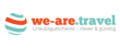 we are travel Logo